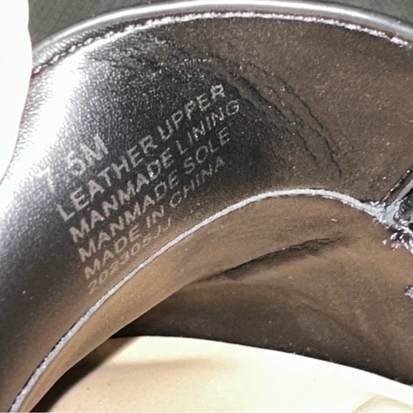 Gianni Bini Bristow Black Leather Loafers Size 7.5 - Picture 7 of 7